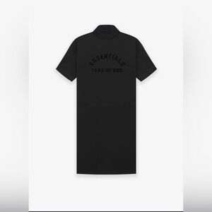 NWOT ESSENTIALS Essentials 3/4 Sleeve
Dress in Jet Black | Fear of God